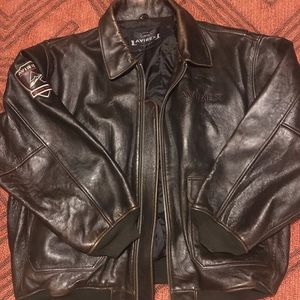 AVIREX MENS LEATHER JACKET